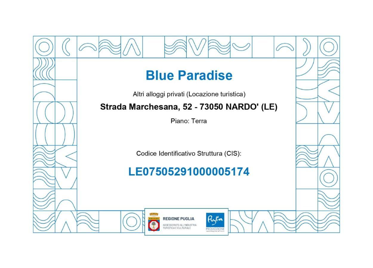 Blue Paradise Santa Maria al Bagno Kültér fotó